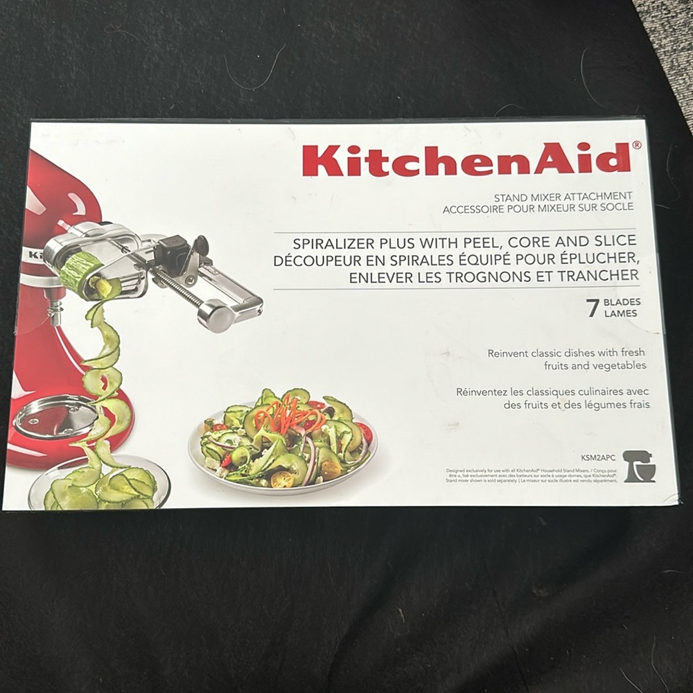 KitchenAid spiralizer plus stand mixer attachment